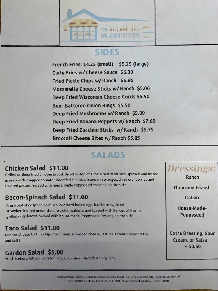 The Village Deli Menu image 3