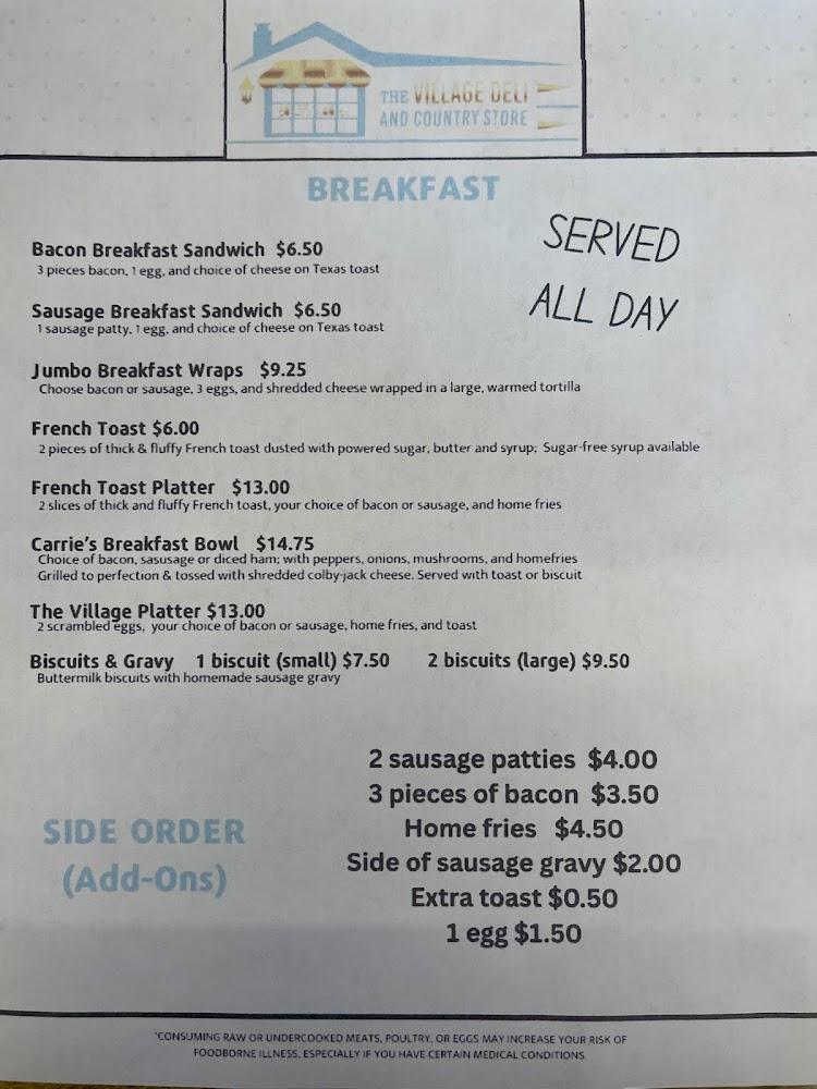 The Village Deli Menu image 4